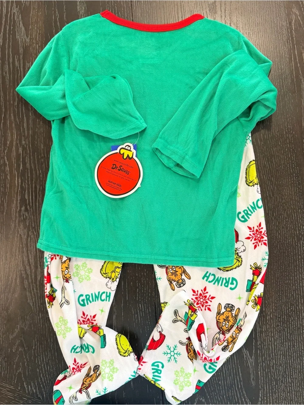 Kids Green Grinch Pajama Set - Feelin' Grinchy
